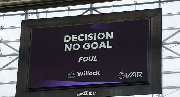 Referee dropped from VAR duties after poor Newcastle United determination