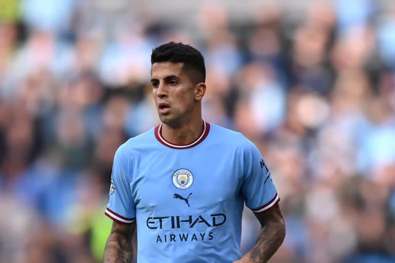 Joao Cancelo was an unused substitute in Manchester City's last three games