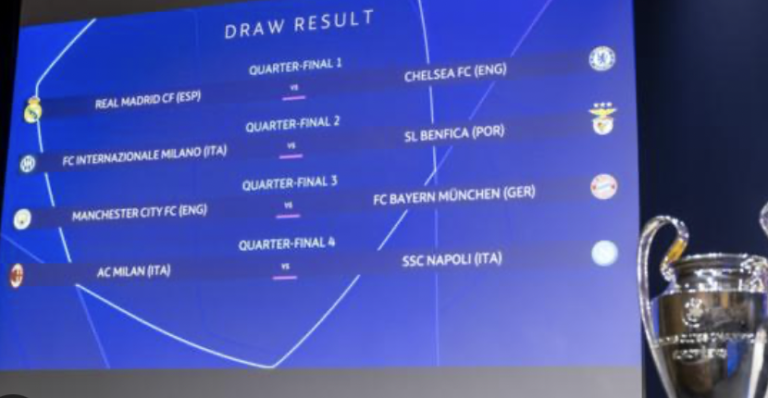 Large clashes: Man Metropolis face and Bayern and Actual Madrid meet Chelsea in UCL quarter finals