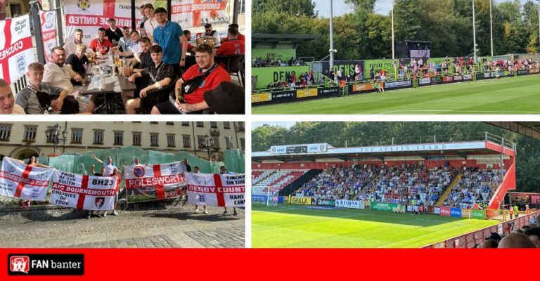 PHOTOS: Away Followers within the Stands and England flags in Wroclaw – ninth September 2023