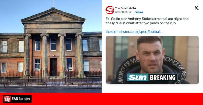 Anthony Stokes arrested and to be sentenced after going two years ‘on the run’